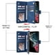 thumbnail image 2 of PU Leather Flip Wallet Phone Bags Case For Samsung Galaxy A54 A34 A24 A14 A73 A53 A33 A13 A72 A52 4G 5G Card Holder Slots Stand Cover, 2 of 2