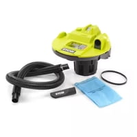 Aspiradora Para Productos Húmedos Y Secos Ryobi One+, 18 V, Inalámbrica, 18,9 L, Con Manguera Y Herr