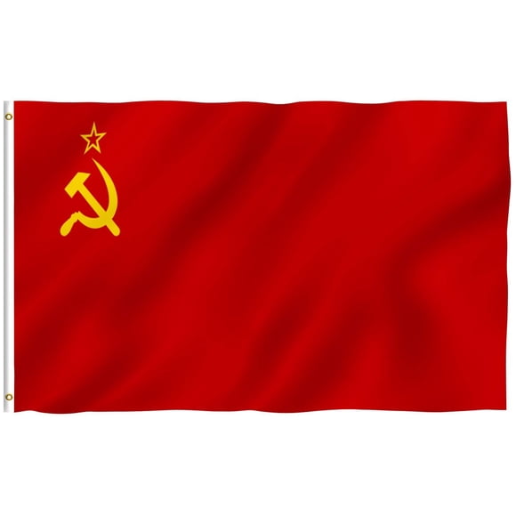 Bandera Anley Fly Breeze de la Unión Soviética, 90 x 150 cm, poliéster