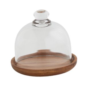 Magideal - Soporte Para Pasteles Con Cúpula, Plato Para Servir, Exhibición De Repostería, Cúpula De Queso Cloche Con Base Para Tiendas De Postres De Cocina , 118 Cm X 105 Cm