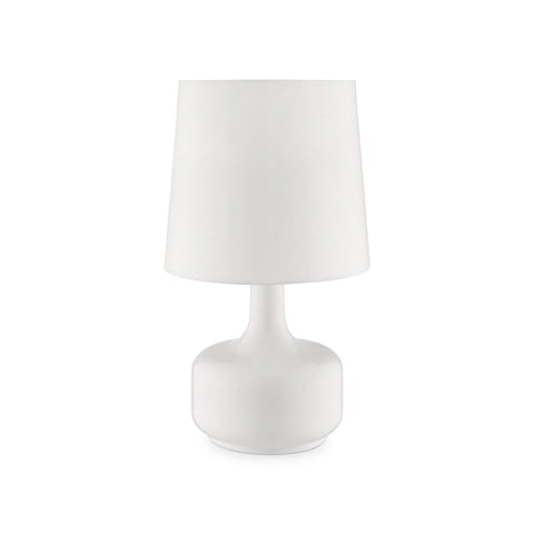 Lámpara De Mesa Ore Cheru Modern Mid-Century Touch-On Blanca