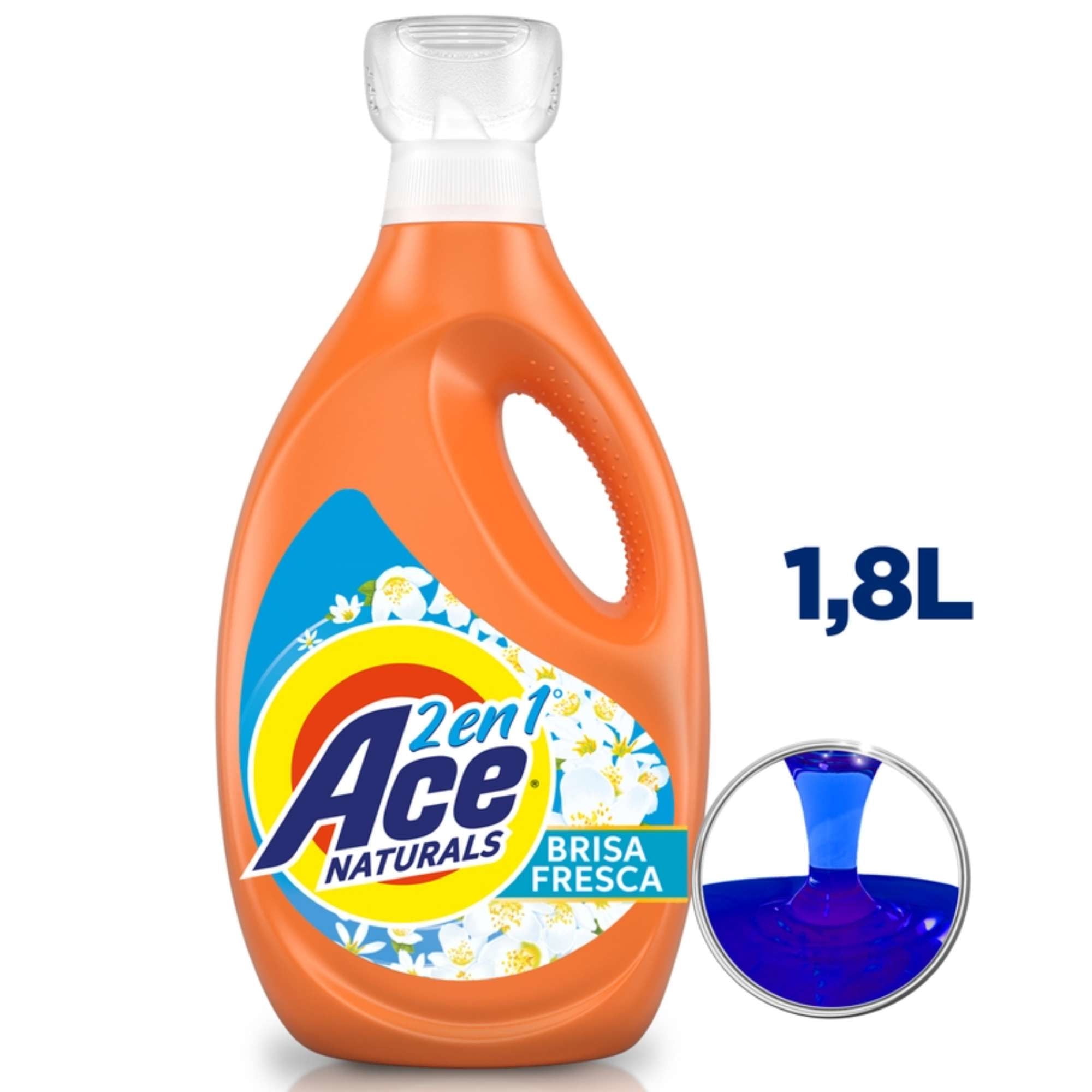 Ace - Detergente Líquido Concentrado Naturals Botella