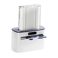 Magideal - Dispensador Automático De Hilo Dental, Soporte Eléctrico, Organizador De Contenedores, Soporte Para Palos De Hilo, Estuche Para Fiesta, Baño, Oficina, Azul Oscuro