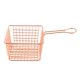 thumbnail image 4 of malla de hierro metal colador freír cesta cocina colador tamiz oro rosa l, 4 of 5