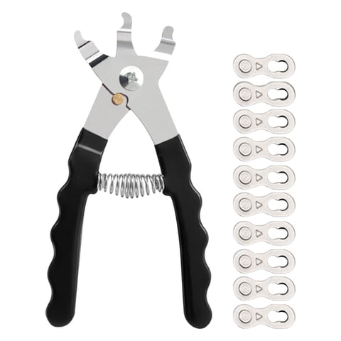 Magideal - Alicates De Eslabones De Cadena De Bicicleta, Herramienta De Reparación De Removedor De Pasadores, Removedor De Abrazadera De Botón De Cadena, Kit De , 678S