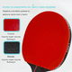 thumbnail image 4 of Paleta De Ping Pong 6 Estrellas Pro Carbon Performance, 4 of 5