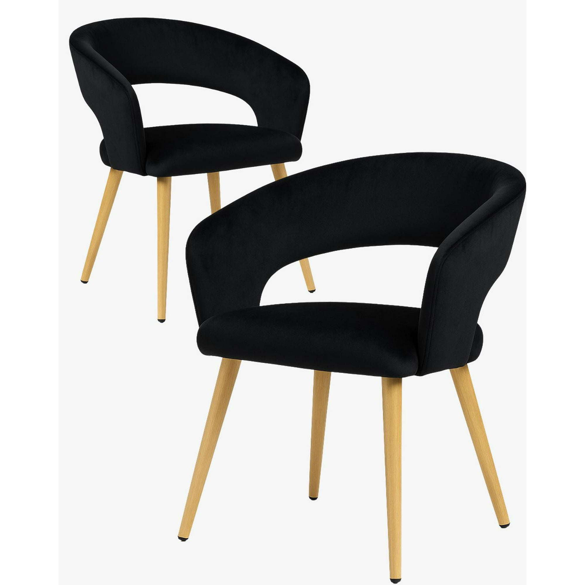 Habita2 Chile - Pack 2 Sitiales Florencia Wood Silla Para Comedor - Negro