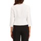 thumbnail image 3 of INSPIRE CHIC Elegante Blazer Corto para Mujeres Conjunto de Regreso a Clases para Maestras Abierto al Frente Sin Cuello Manga 3/4 Chaqueta de Traje de Negocios Peplum XL Blanco, 3 of 6
