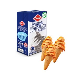 Calo - Preparado Helado Naranja 12 Unidades 1 Litro