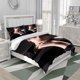 thumbnail image 1 of 3pcs Love And Deep Space Character Black Shirt Elegant Cheek Supporting Theme Printed Three Piece bedding Soft Duvet Cover And Two Pillowcases, 1 of 5
