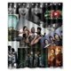thumbnail image 1 of Cortina de ducha Pierce the Veil, juego de cortinas de baño con ganchos, tamaño 60 x 72 pulgadas, 1 of 3