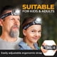 thumbnail image 4 of Linterna frontal Foxelli LED MX20 impermeable para adultos y niños, 4 of 7