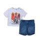 thumbnail image 1 of Conjunto Denim Bebé Niño Estampado Melange Pillin, 1 of 3