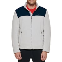 Chaqueta Tommy Hilfiger Classic Con Cremallera Frontal, Forro Polar, Azul Marino