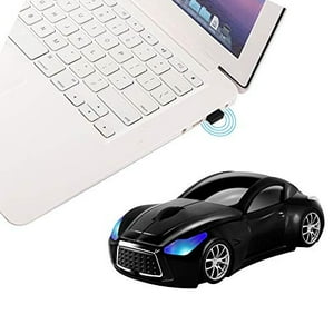 Elec Space - Ratón Inalámbrico, Cool Sport Car Shape Computadora Ratón Inalámbrico