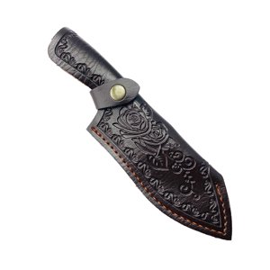 Bothyi - Funda Para Cuchillo De Cuero Pu, Duradera, Plegable, Práctica Para Viajes, Senderismo, Camping