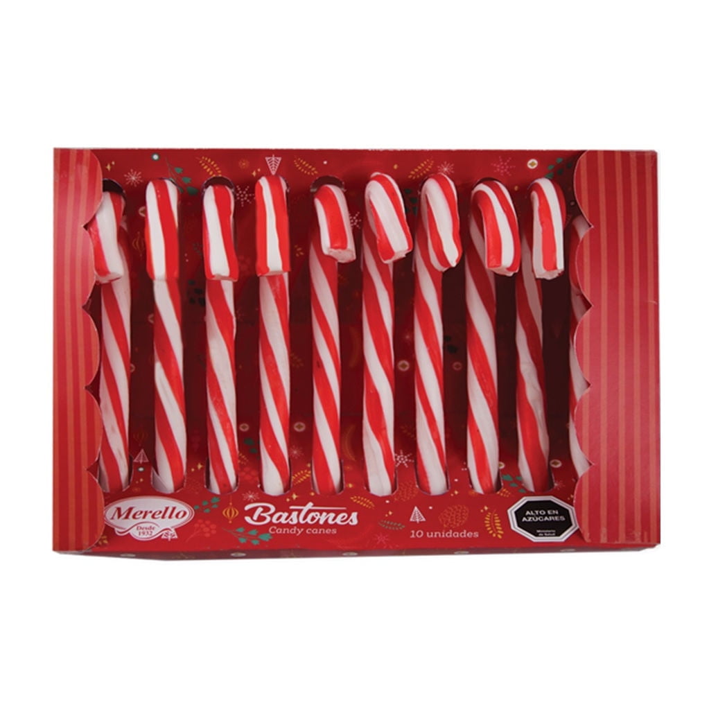 Bastones De Navidad 10 Un 210 g Merello