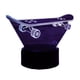 thumbnail image 2 of Lampara Ilusion 3D Skate de 7 colores, Base touch, 2 of 7