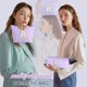 thumbnail image 2 of Bolsa de maquillaje YOOLIFE personalizada con monograma de viaje, color morado, 2 of 7