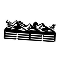 Magideal - Perchero Para Medallas De Carreras, Soporte De Exhibición De Medallas De Hierro, Marco Para Perchas De Exhibición Para Carreras Deportivas, Placas De Estilo B