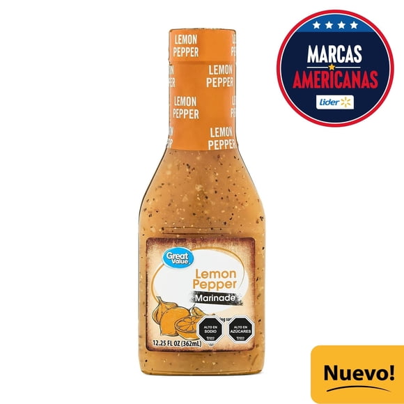 Salsa Para Marinar Sabor Limón Y Pimienta, 362 ml