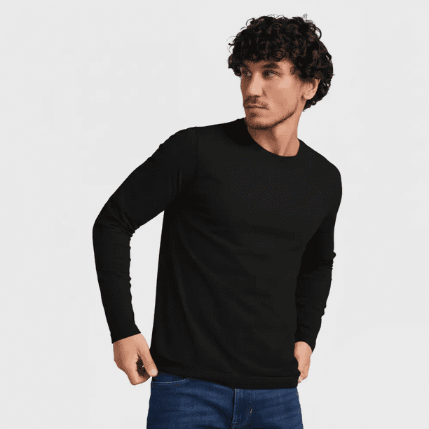 Polera Hombre Extreme Roly Manga Larga 100% Algodón