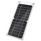 thumbnail image 1 of Panel solar monocristalino de 6 W y 6 V con 2 hebillas para cargar dispositivos de 5 V como teléfonos y cámaras deportivas., 1 of 5