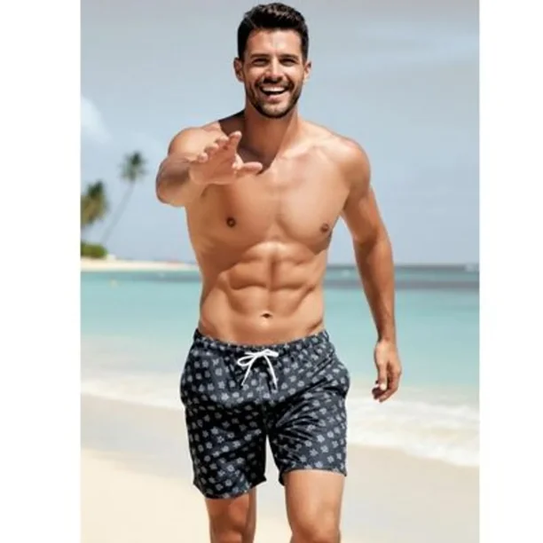 Traje De Baño Hombre Forro Malla Bolsillos Colores Diseños 001