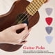thumbnail image 3 of 15 púas de guitarra, púas de fieltro para ukelele, púas para guitarra eléctrica, acústica y acústica., 3 of 3