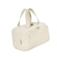 thumbnail image 1 of Bolsa de aseo de viaje bolsa cosmética con mango de transporte organizador de maquillaje portátil para viajes de negocios uso en el hogar para acampar blanco beige, 1 of 5