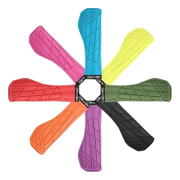 Puños Ergonómicos Con Lock West Biking Varios Colores verde