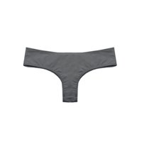 Samia - Bikini Calzón Culote Tanga Gris S