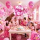 thumbnail image 4 of Set de globos zheiuyjie de 64 piezas, 12" rosa, fiesta temática de caricaturas, 4 of 6