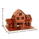 thumbnail image 1 of 3D Bamboo Wooden Small House Puzzle Jigsaw,Building Assembly Model,Architecture DIY House Villa Assembly Kit,Assembly Model Gift Decoration,Creative Puzzle Student Toys, 1 of 5
