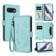 thumbnail image 1 of Funda Cartera Mariposa para [Google Pixel 10a] con Soporte y Cremallera Verde menta, 1 of 6
