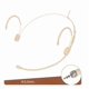 thumbnail image 4 of Auriculares LINHUIPAD con micrófono de gancho – Pack de 2, color beige, 4 of 8