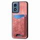 thumbnail image 3 of Funda Billetera con Soporte para Motorola Moto G Play 2024 4G Protector Delgado Rosa, 3 of 6