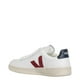 thumbnail image 1 of Zapatillas Veja V-12 para hombre, blancas, Marsala, Nautico, talla 11 EE. UU., 1 of 3