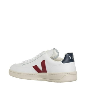 Zapatillas Veja V-12 Para Hombre, Blancas, Marsala, Nautico, Talla 11 Ee. Uu.