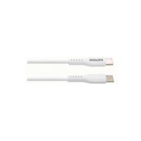 Cable Philips Usb-C A Usb-C 1M 60W Max Blanco Trenzado