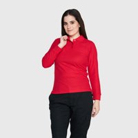 Jayson - Polera Pique Tc Ml Mujer Rojo L