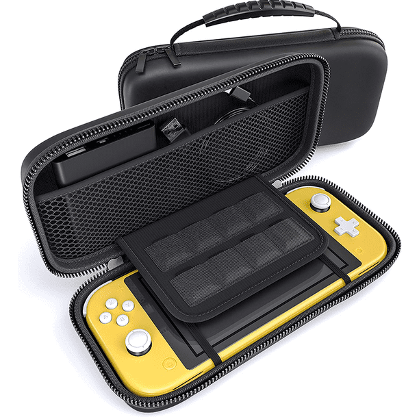 Bolsa de almacenamiento para el host de Switch Lite, bolsa de protección, portátil, anticaídas, además de bolso de mano rígido, caja de almacenamiento para estuche de viaje