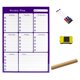 thumbnail image 4 of Recordatorio Semanal De La Nota Del Calendario De La Pizarra Magnética Suave Para El Estilo C Del Organizador De La Escuela, 4 of 5