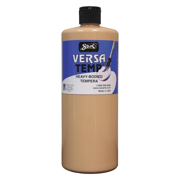 Paint Sax Versatemp, tempera de cuerpo pesado, color melocotón, 1 litro