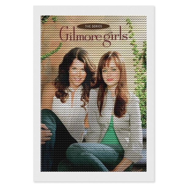 Las Chicas Gilmore Kits de Pintura de Diamantes para Adultos 5D DIY Diamond Art Kits Full Drill Diamond Dots para Regalo Decoración de Pared y Relajación Artes de Gemas 20*30cm