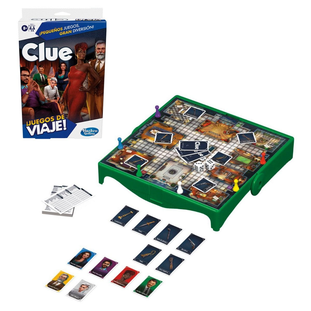 Ansaldo - Juego De Mesa Gaming Clue Clásico 6 Jugadores