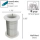 thumbnail image 4 of Wire The Beadsmith, cobre, calibre 18, resistente al deslustre, 9,14 m, 4 of 7
