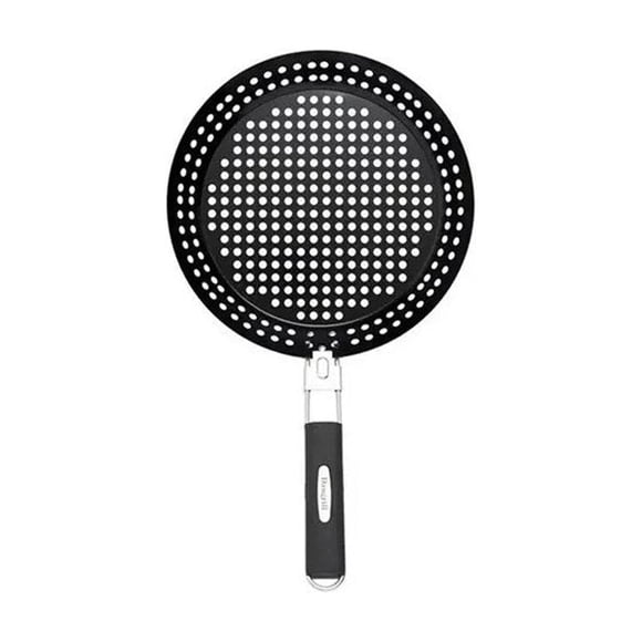 Grill Redondo 30cm Con Mango Desmontable Asado Parrilla Bbq