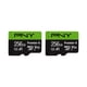 thumbnail image 1 of Tarjeta de memoria PNY Premier-X 256 GB clase 10 U3 V30 microSDXC, paquete de 2, 1 of 8