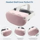 thumbnail image 2 of Juego de accesorios de VR para Quest 2: carcasa de silicona, empuñaduras para el mando, protector facial, tapones para los botones, juego de paños para las gafas y protector de lentes-Rosa, 2 of 6